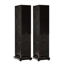 Load image into Gallery viewer, Fyne Audio F501e Floorstanding Speakers - Black Oak