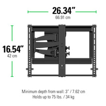Load image into Gallery viewer, Sanus Full-Motion+ Mount For 37" – 55" TVs