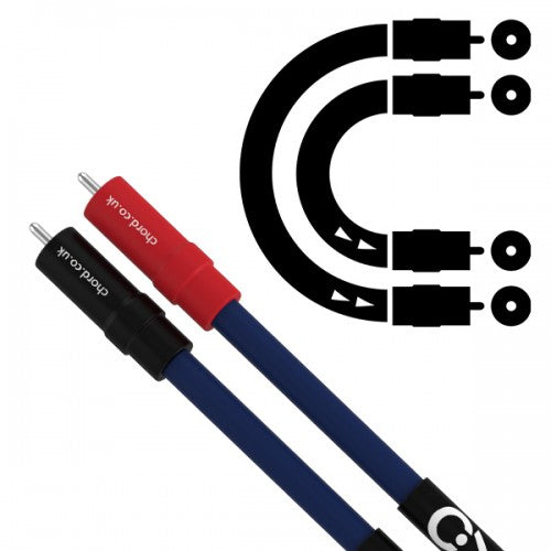 Chord Company ClearwayX 2RCA - 2RCA 1m