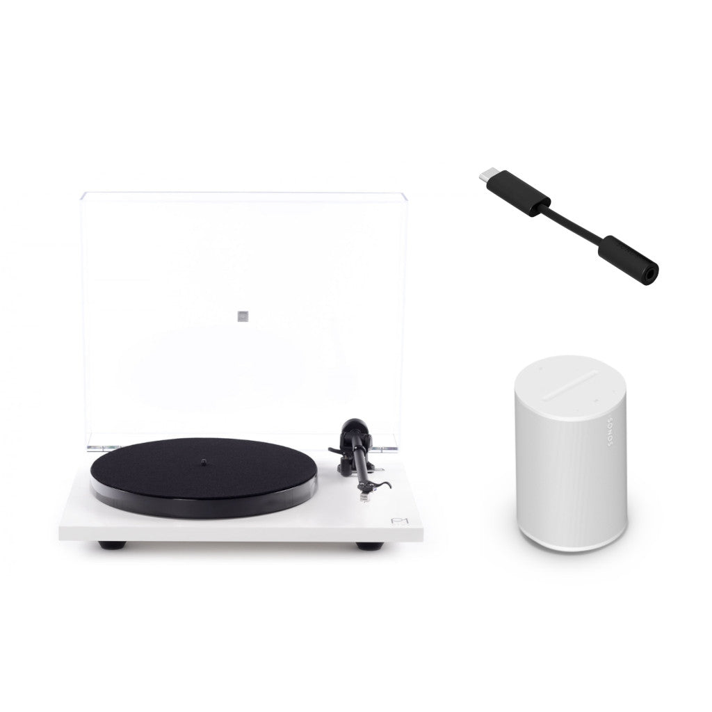 Rega Planar Plus Turntable Sonos Era 100 Wireless Speaker