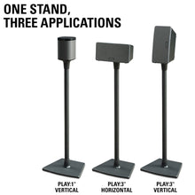 Load image into Gallery viewer, Sanus Floorstand for Sonos ONE, PLAY:1 or PLAY:3
